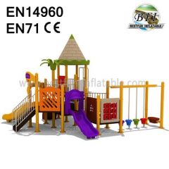 Playground Equipment Tree House Slides