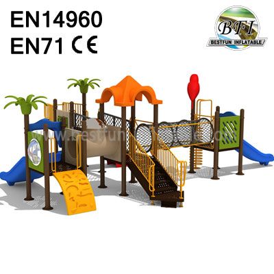 Top Quality Rubber-Coating Outdoor Playground Equipment