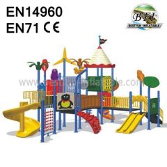 Tuv Approved Plastic Kindergarten Playground