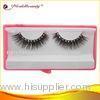 Long Mink Fur Diamond Strip Natural False Eyelashes , Siberian Mink Fur L040