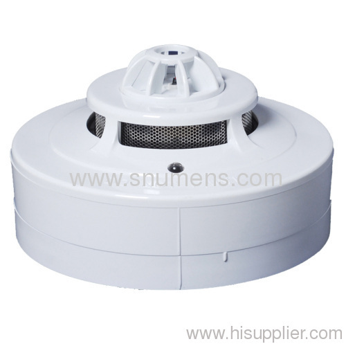 heat and optical smoke conventional detector 2-wire