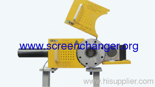 plate type screen changer for melt filtration in plastic extrusion lines