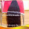Brown 103cm Ponytail Real Hair Extensions Natural Wave For Woman