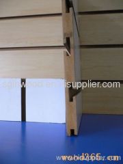Grooved or Slotted MDF board widely used in interior decoration