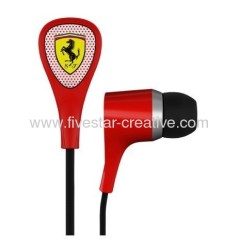 Scuderia Ferrari S100 Red Earphones