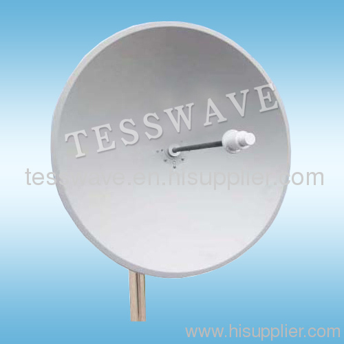 3.5 GHz 27.5dBi long range high gain directional parabolic dish wimax antenna