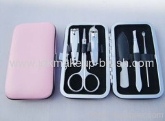 High quality 6pcs Manicure set / Beauty set in PU case