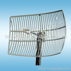 3.5 GHz 22dBi high gain long range wimax parabolic grid antenna