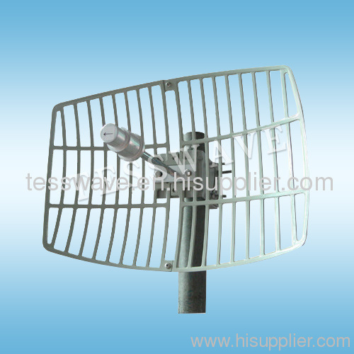 3.5 GHz 19dBi high gain directional parabolic grid wimax antenna