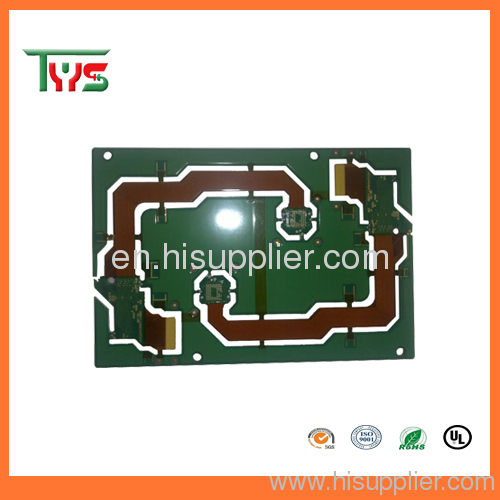 HDI thermostat blank pcb board, 4-layer gold plating