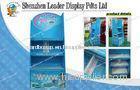 Three Tier Corrugated Floor Display Stands For Supermarket Promotion