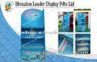 Three Tier Corrugated Floor Display Stands For Supermarket Promotion