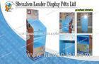 Advertising Corrugated Floor Display Stands , Retail Display Shelf
