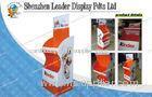 Retail POP Cardboard Floor Display Stands , Tiered Display For Dessert