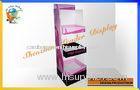 Retail Pos Floor Display Stands Corrugated , Floor Display Racks