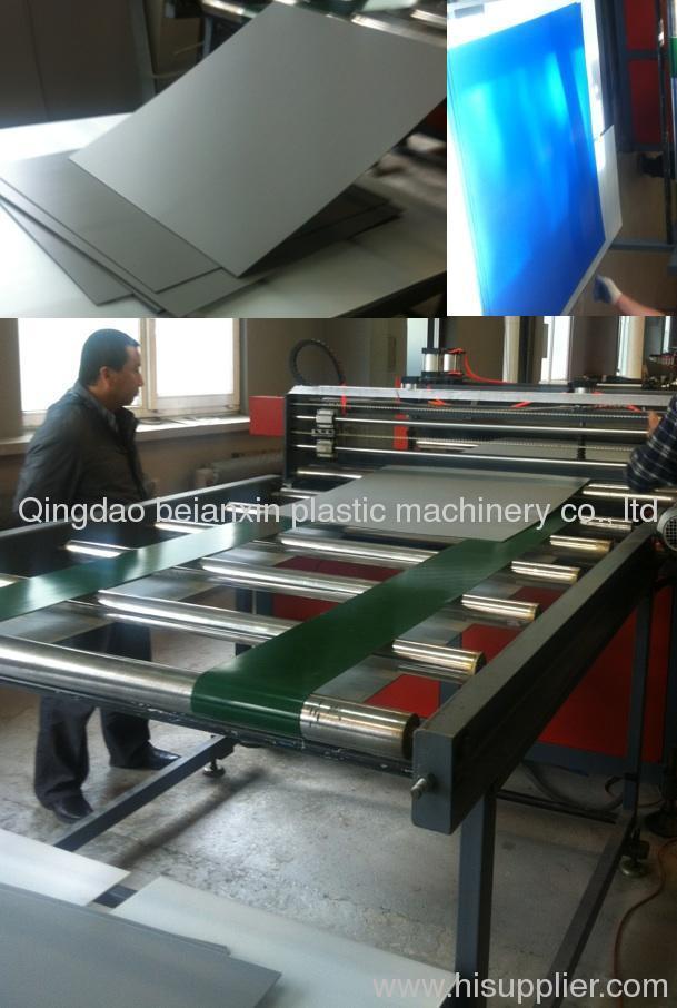 PP hollow sheet production line successful installing in foreign