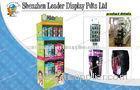 Free Standing Corrugated Pop Display For Kids Earphone , Recycled