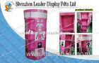 Cylindrical Corrugated Cardboard Display / T-Shirt Display Rack