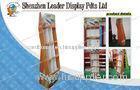 Three Tier Corrugated Cardboard Display For Advertising / POP Up Displays