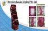 Easy Assembled Corrugated Cardboard Display Stands , Wine Display Rack