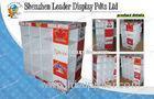 Three Sides POP Corrugated Cardboard Display Portable For Promotional