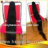 Chinese 173cm Black Brown Ponytail Real Hair Extensions Straight For Girls