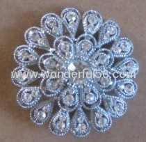 new design wedding brooch in silver