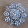 fashion wedding brooch in silver