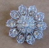 fashion wedding brooch in silver