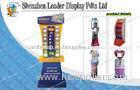 Free Standing Cosmetic Display Racks Cardboard For Mildy Wash