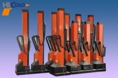 Automatic powder coating gun system