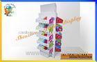 Tiered Recycled Carton Displays 4c Printing For Supermarket