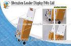 Merchandising Carton Cardboard Trolley Box With Plastic Bar