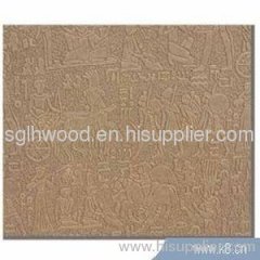 different designs embossed hardboard panel