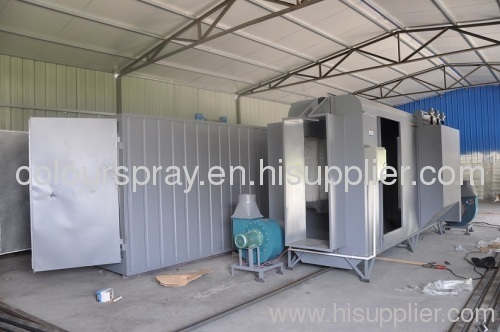 basic spray booth system affordable and reliable powder coating