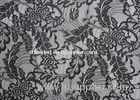 Black Swiss Nylon Lace Fabric for Girls' Dress , Skirts CY-DN0007