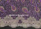 Elegant Embroidery Beaded Lace Fabric for Garment Trimming CY-XP0010