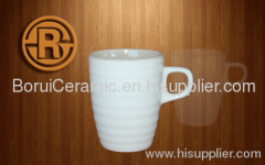 super white porcelain mugs