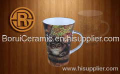 5-20oz,stoneware,porcelain,super white porcelain mugs,print the logo,decal mug