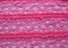 Pink Bubble Stretch Lace Fabric 92% Nylon + 8% Spandex CY-LW0220