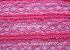 Pink Bubble Stretch Lace Fabric 92% Nylon + 8% Spandex CY-LW0220
