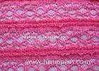 Pink Bubble Stretch Lace Fabric 92% Nylon + 8% Spandex CY-LW0220
