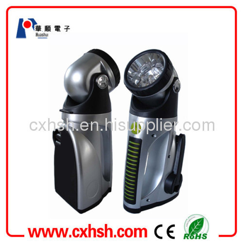 magnetic led hand lights 6v/3w dynamo light