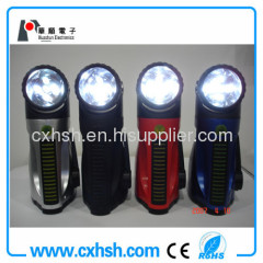 2013 New Product Led Hand Crank Dynamo Light