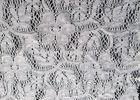 White Floral Polyester Lace Fabric for Wedding Dress , Lingerie CY-CT0001