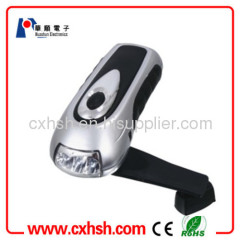 multifunctional led dynamo flashlight