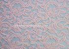 Nylon Cotton Guipure Corded Lace Fabric with Red / Brown Color CY-LW0679