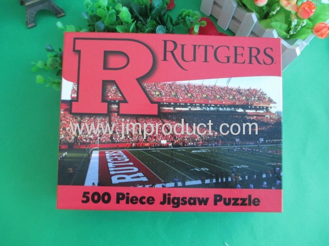 fashion cusomized500 pieces puzzle(Rutgers)