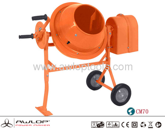 250W Electric Portable Concrete Mixer -CM70