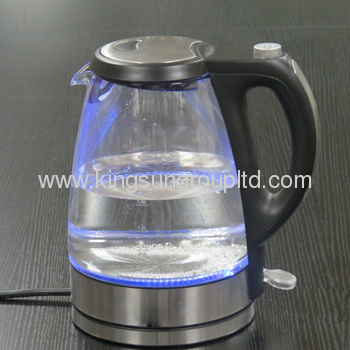 electric clear glass kettle